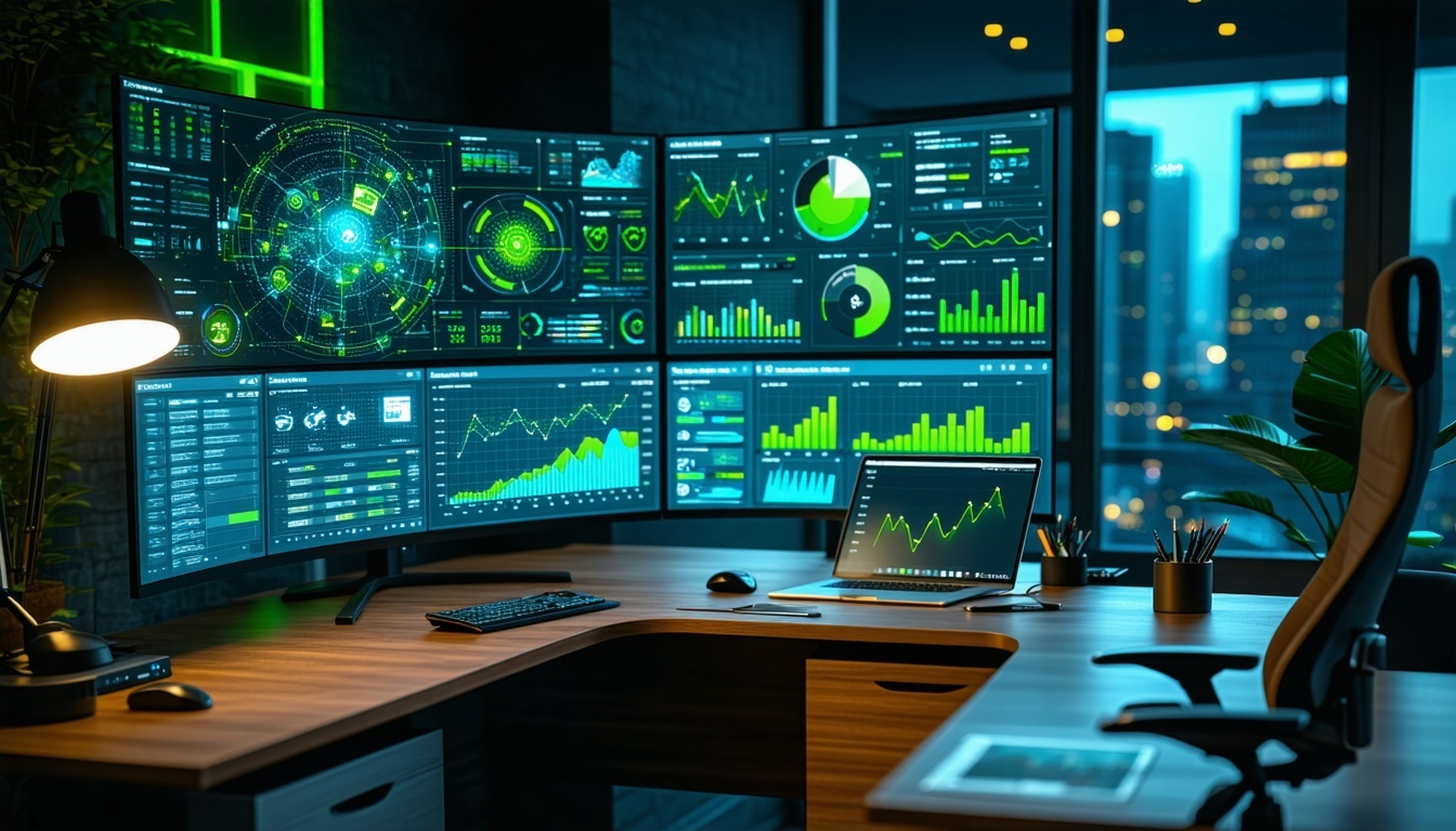 Modern IT MSP office with proactive digital transformation tools